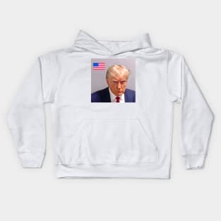 Trump official mugshot Kids Hoodie